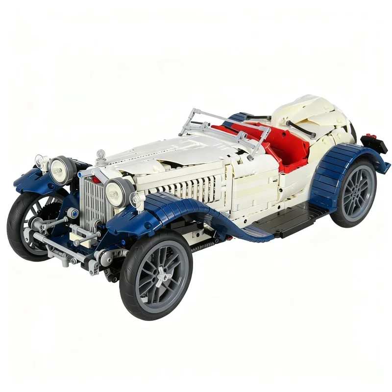 

NEW 2591PCS Alfe Romed Classic Retro Vintage Supercar Racing Model DIY Creative Technology Display Assembly Building Blocks Gift