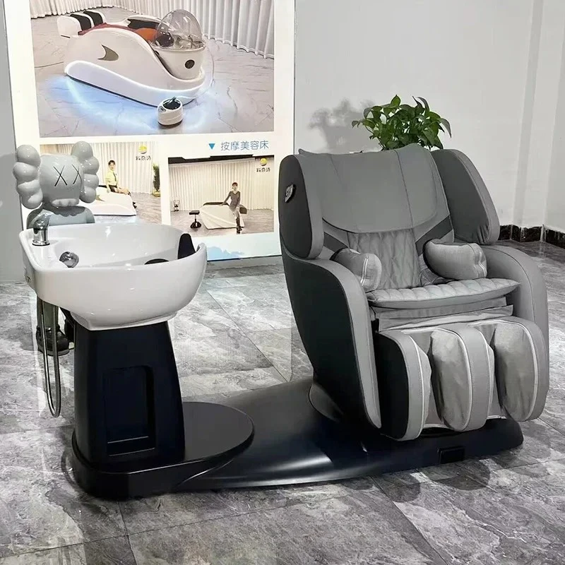 

Massage Comfortable Durable Washing Chairs Aesthetics Chair Salon Wash Hair Bed Hairdressing Spa Sillas Commercial Furniture