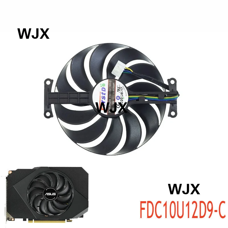 Graphics Card Fan For ASUS Phoenix GeForce GTX 1630 GTX 1650 OC Edition Gaming