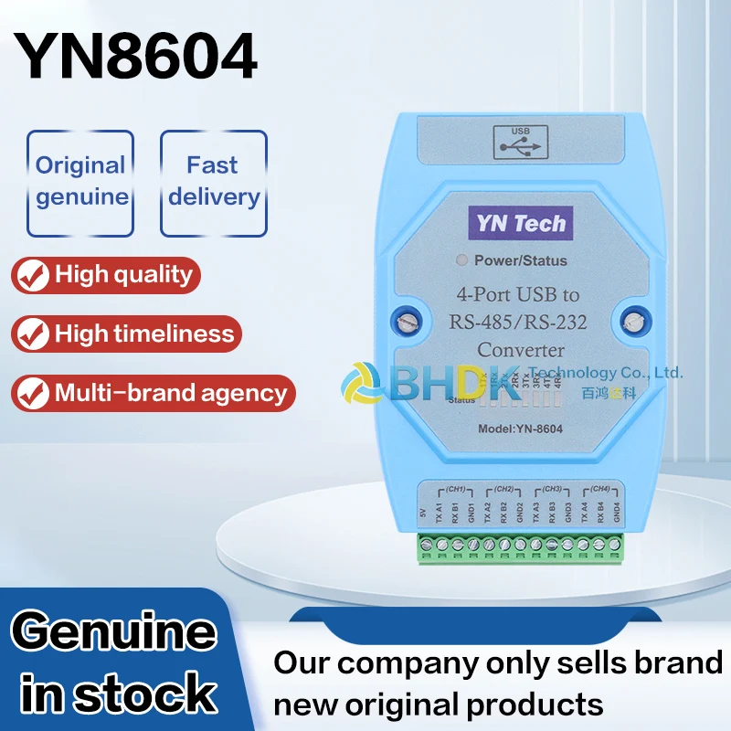 For YN8604 USB Serial Convertor Module For Embedded Device Debugging RS232 RS485 Communication Application