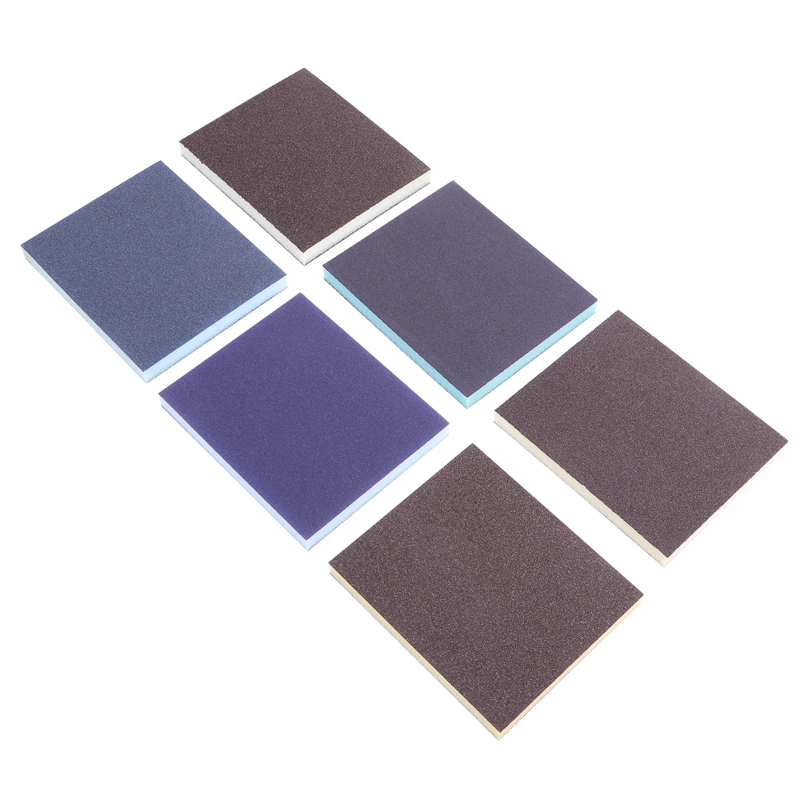 

6 Pcs Sponge Abrasive Paper Lightweight Polishing Furniture Wood Kitchen Floor Grinding Blocks Sponges