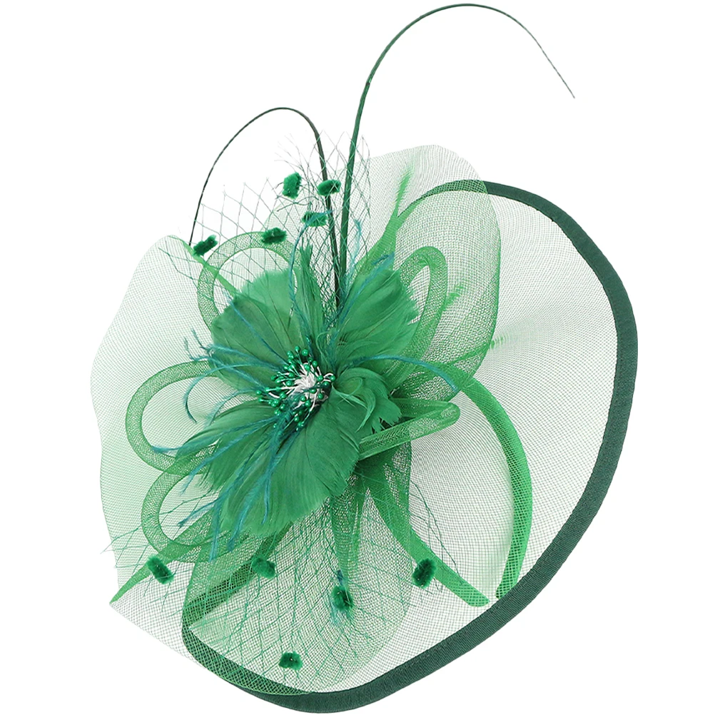 

Mesh Head Flower Fascinator Small Hat for Women Net Fascinators Polyester Mother
