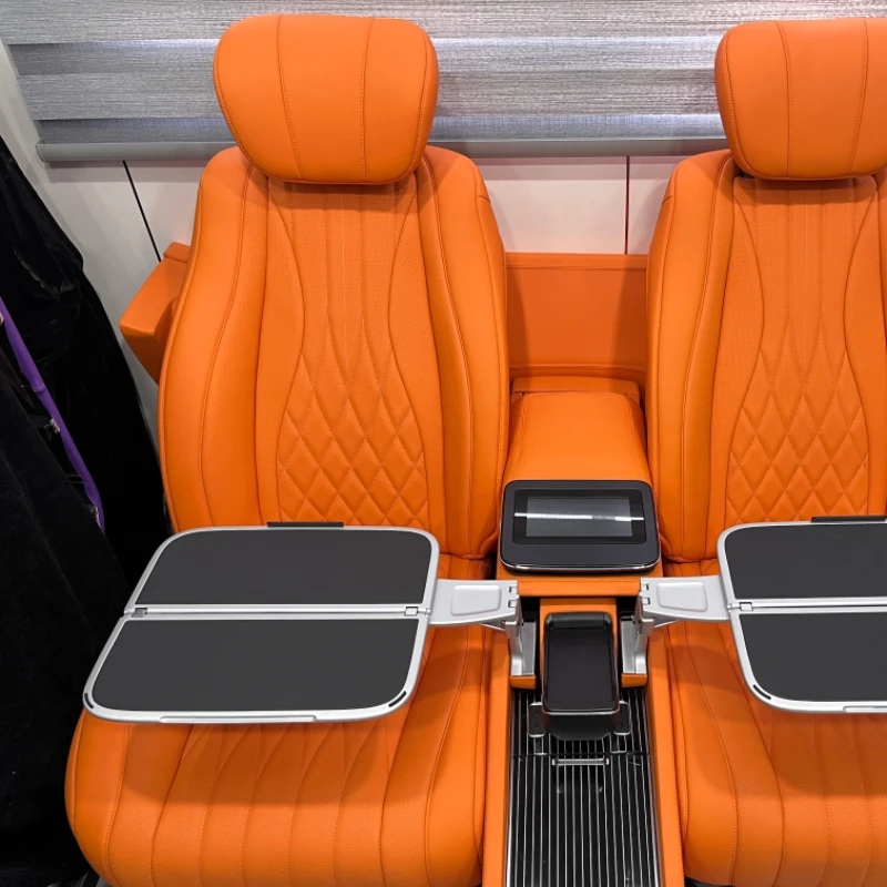 Hot Sale New OEM Interior Car Accessories Orange Leather Four Seats Retrofit/Upgrade From Jiangsu
