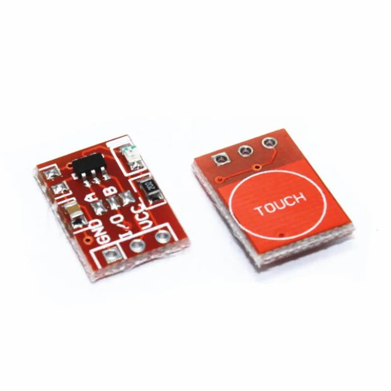 5pcs TTP223 Self-Locking Capacitive Touch Button Module Jog Switch Single Modification for Electronics Projects