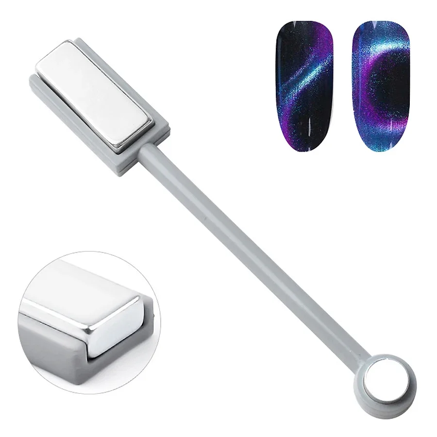 أداة فنية للأظافر على شكل عين القطة المغناطيسية، صانع شريط طلاء الجل مع تأثير عين القطة لتصميم الأظافر