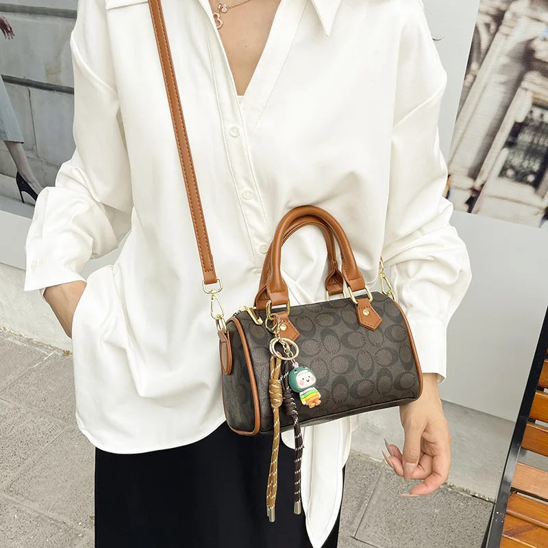 حقيبة يد نسائية كاجوال بتصميم فاخر، حقيبة يد جلدية عالية الجودة، حقيبة كتف أنيقة وعصرية بسحاب #5