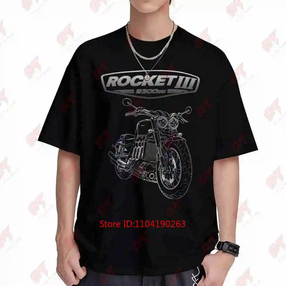 Rocket III 2300 Power Cruiser 2.3L Inline Triple Muscle Biker Short Sleeve Tee 100% Cotton T-Shirt