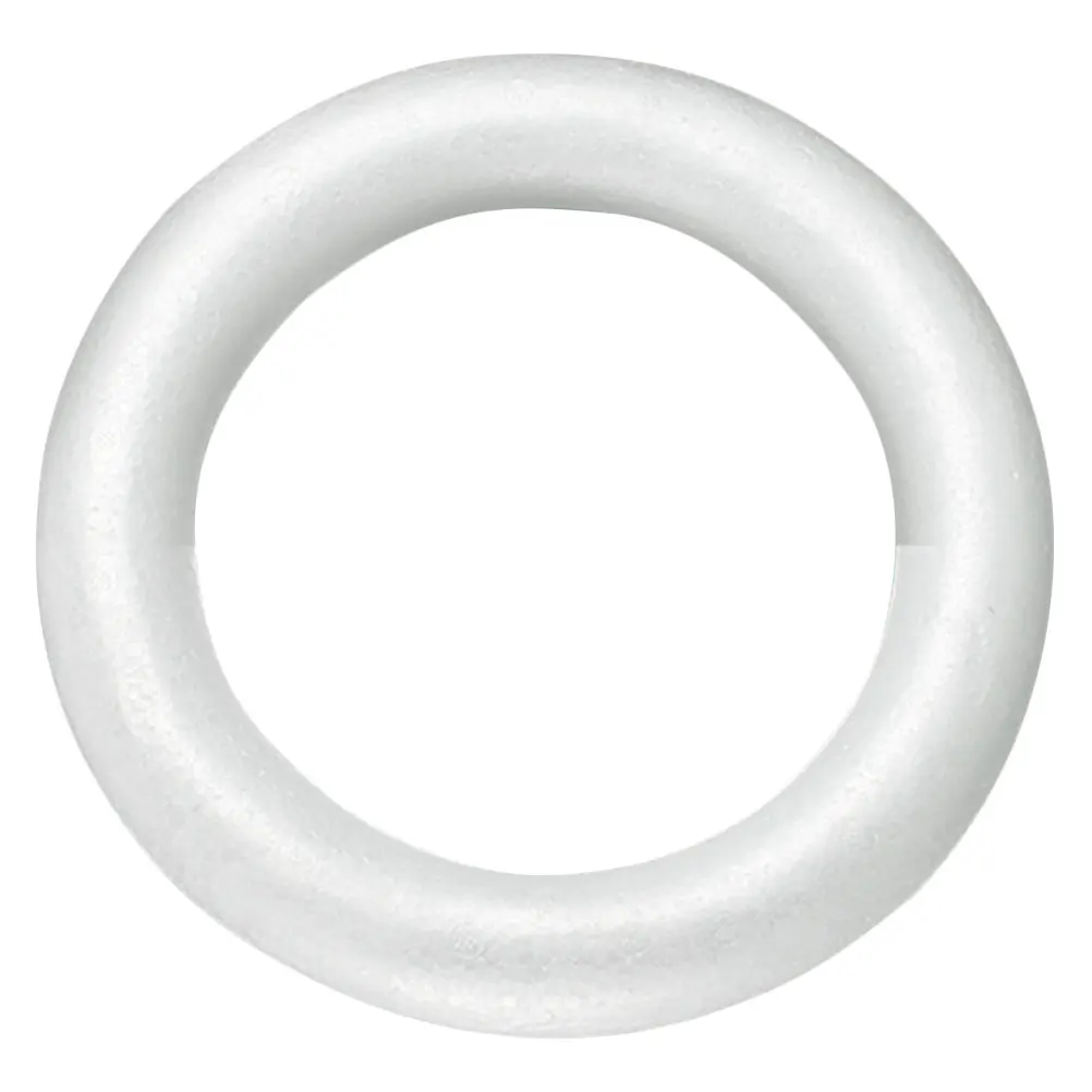 

Foam Circle 25x3.9cm Christmas Decoration Craft Supplies Lightweight Multi Functional Party nament Unfinished Circles Foam