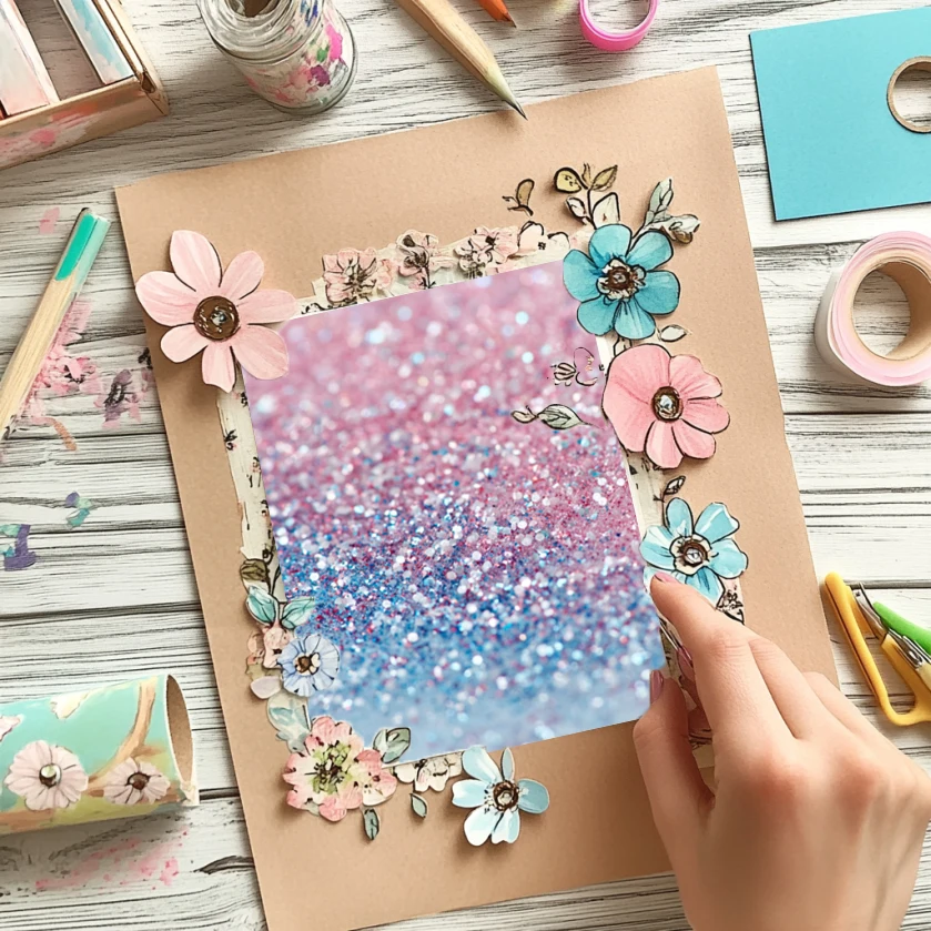 36 arkuszy papieru dekoracyjnego do scrapbookingu 15x15 cm: motywy w stylu bohemy z frędzlami i wzory tribalne do scrapbookingu, origami i projektów DIY w stylu boho.