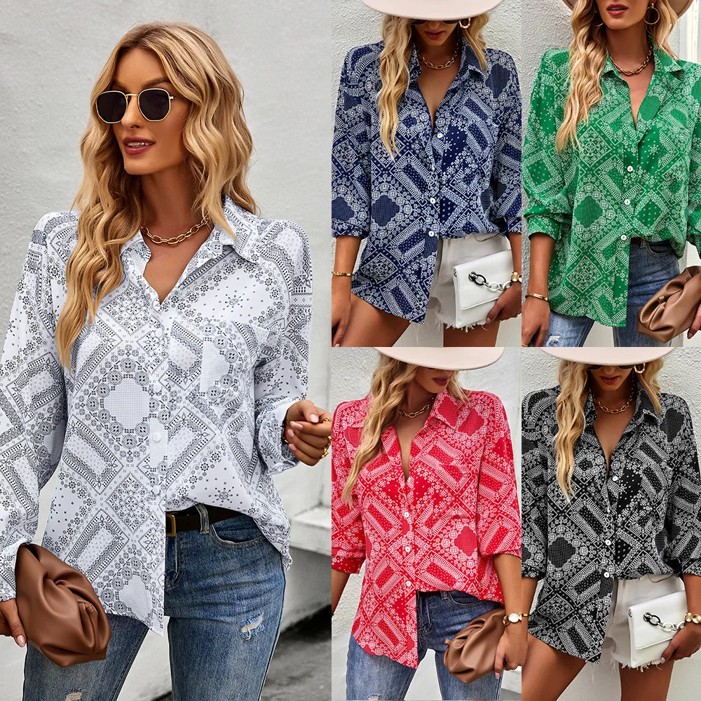 

Research And Development Design Long-sleeved Shirt 2025 Spring And Autumn Four-season Top Temperament Commuter Women's Clothing