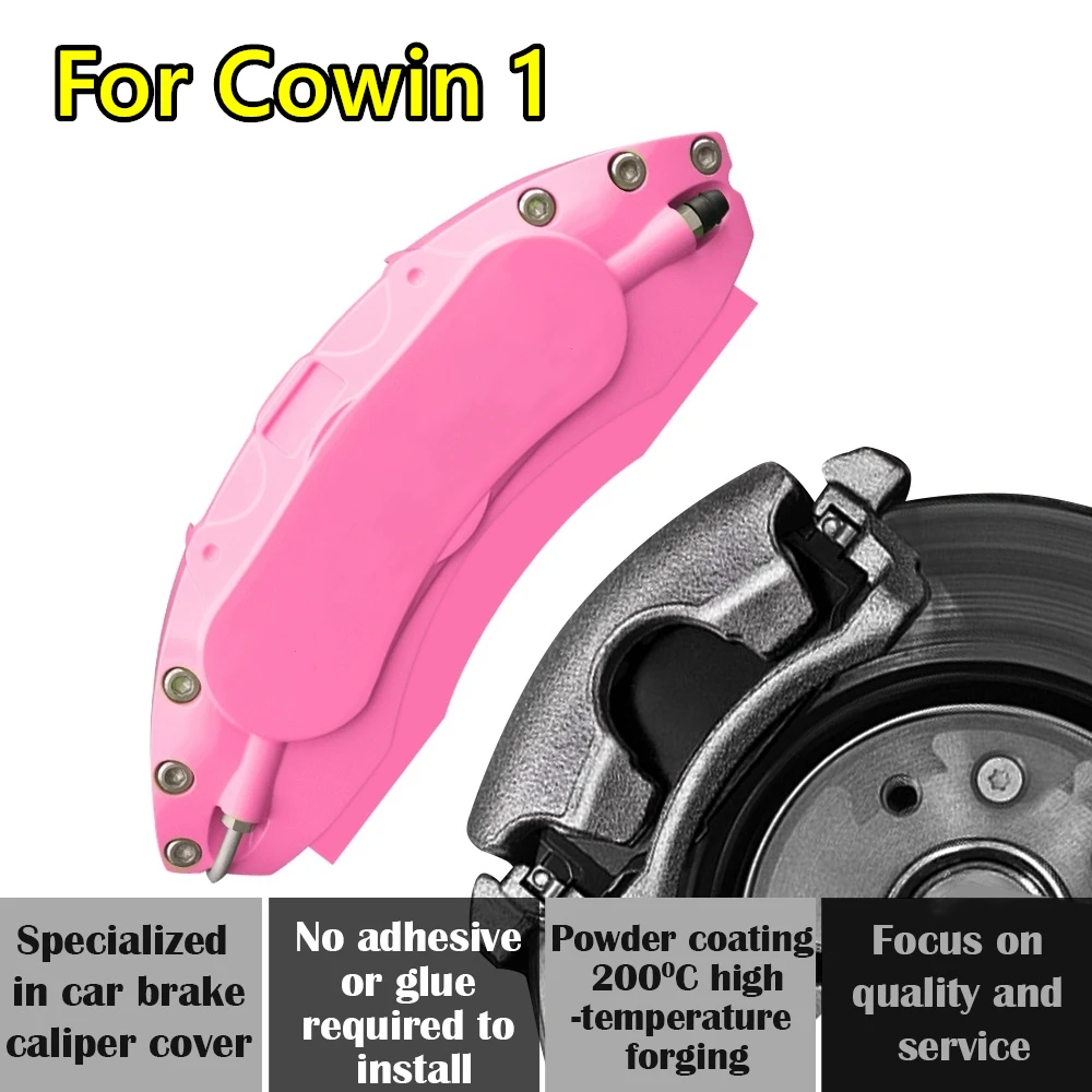 For Chery Cowin 1 Car Brake Caliper Cover Aluminum Alloy Metal Exterior Kit Fit 1.3L 1.5L 1.6L CVT 2004 2006 2007 2008