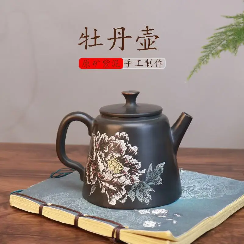 Qinzhou Nixing pottery teapot, famous ethnic characteristic handmade raw ore purple mud, household tea