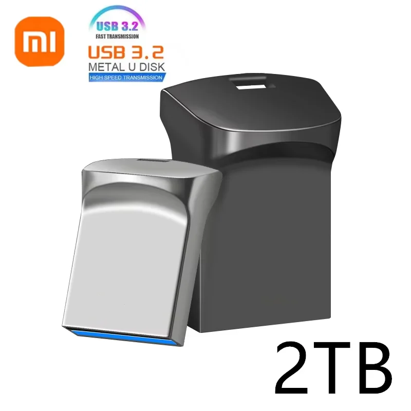 Xiaomi 2TB 3.2 Mini Super Metal USB Flash Drive 1TB Pen Drive High Speed Memory Stick 512GB U Disk Pendrive 3.2 Memoria USB New