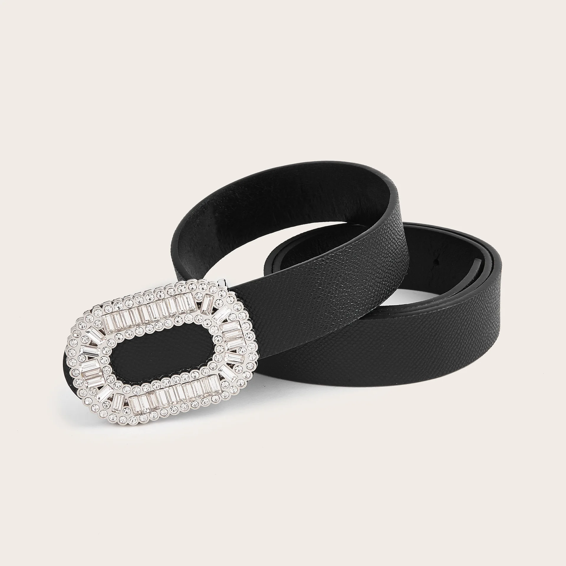 Женский элегантный ремень, роскошный узкий ремень со стразами, натуральная кожа, регулируемый блестящий пояс с кристаллами для классических джинсов