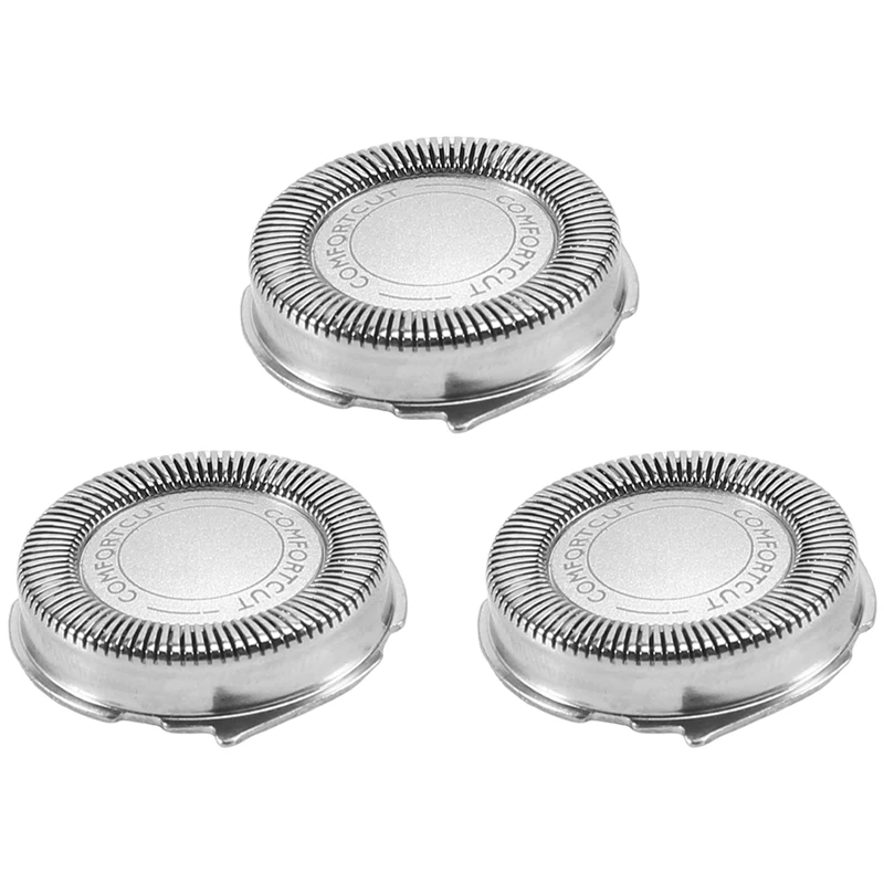 Cabeças de substituição para Philips Series, Shaver, Series 1000, 2000, 3000, 5000 Cabeça de lâmina, SH30, 50, 52, 3pcs
