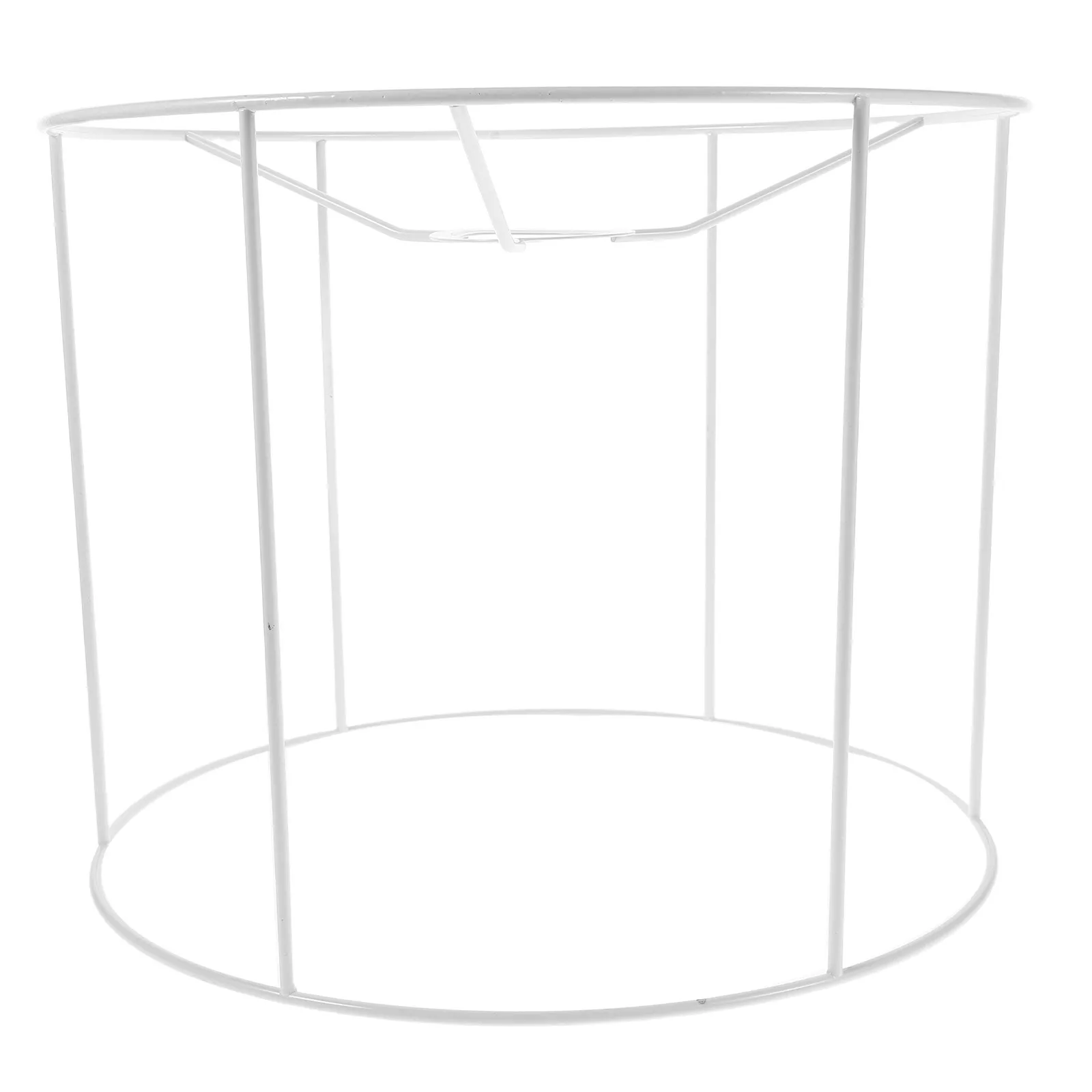 

Круглая железная рамка для абажура 28x28x21.8см, цоколь E27, для самостоятельной сборки настольной лампы, подвесного светильника, проволочный каркас для абажура
