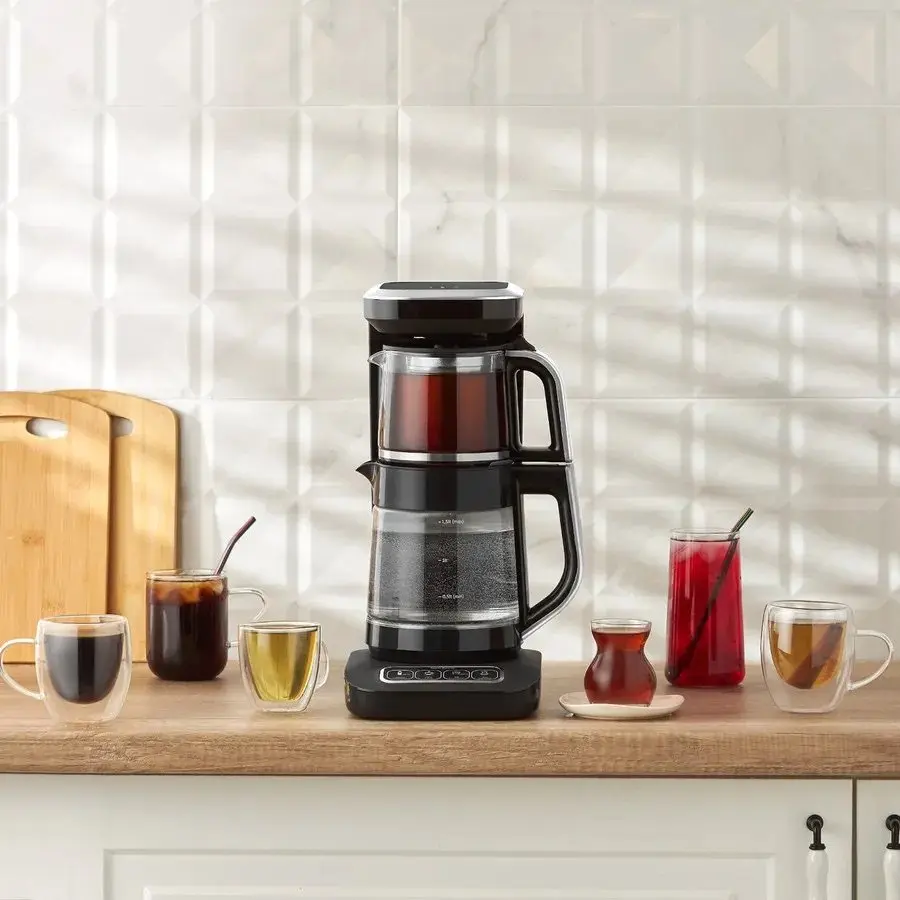 UK Imported Karaca Electric Kettle 304 Stainless Steel Glass Intelligent Temperature Control Automatic Shut-off Multi-function