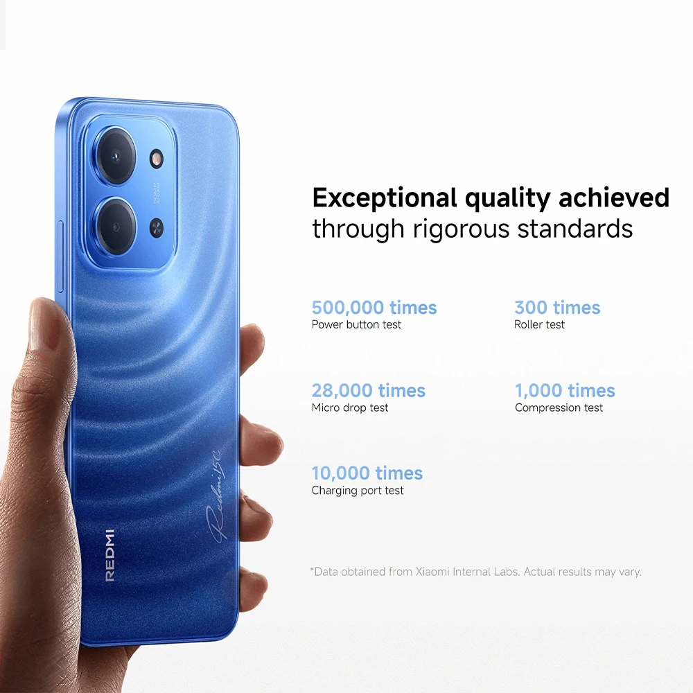 الإصدار العالمي Redmi 15C 4GB 256GB 6.9 "عرض 33W FastCharging 6000mAh 120HZ USB Type-C تسجيل الفيديو 1920x1080px NFC