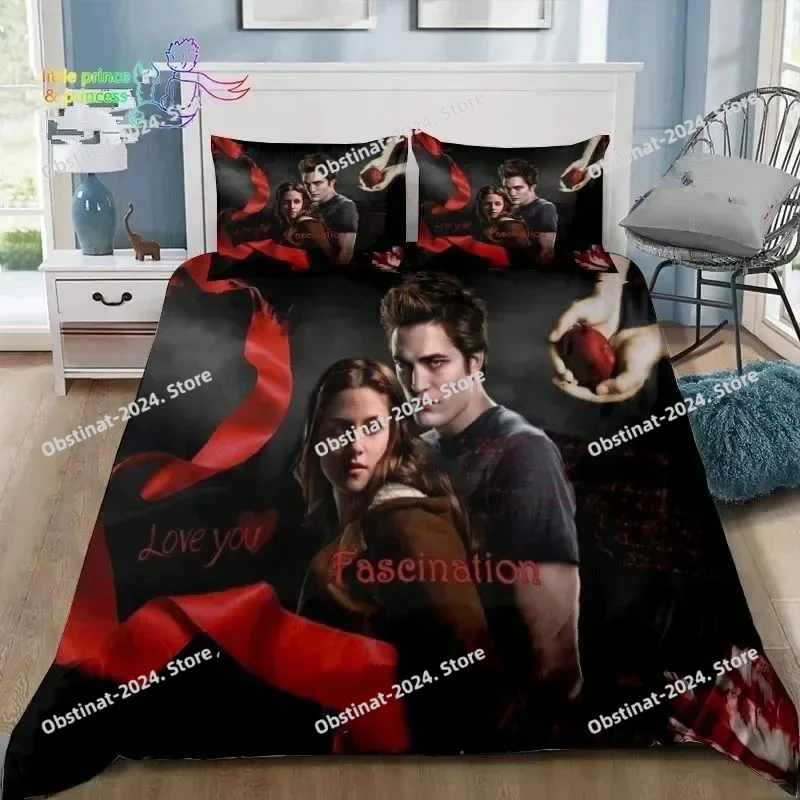 

3D The Twilight Saga HD Printed Bedding Set Single Twin Full Queen King Size Bed Set Adult Kid Bedroom