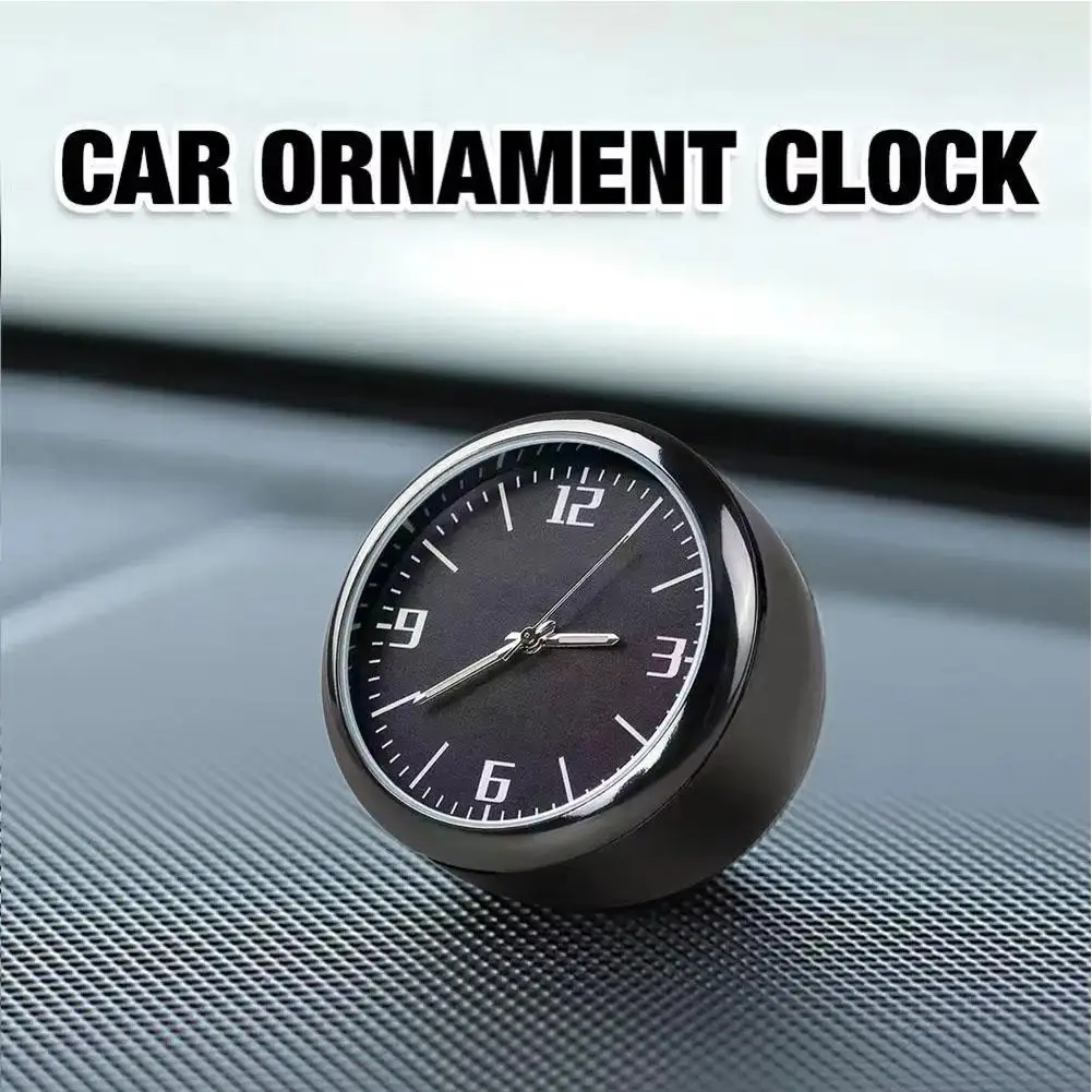 Luminous Car Clock Car Ornament Car Electronic Watch Car Clock Timetable Clock Electronic Clock Quartz Watch Car Clock
