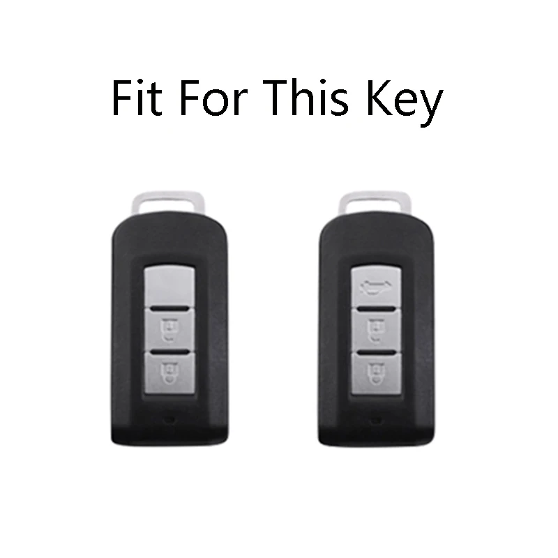 New TPU Car Remote Key Case For Mitsubishi Outlander ASX LANCER Pajero Sport Eclipse Cross Key Cover Shell Fob Accessories