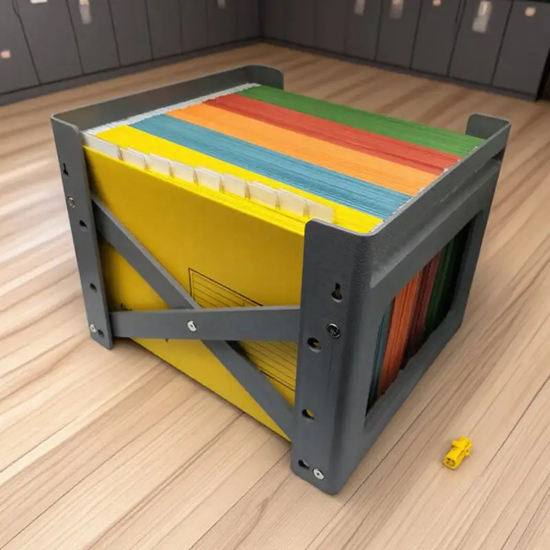 

100pcs Plastic File Folder Hanging Holder Wear-Resistant Document Organizer Home Office Supplies Bright Each