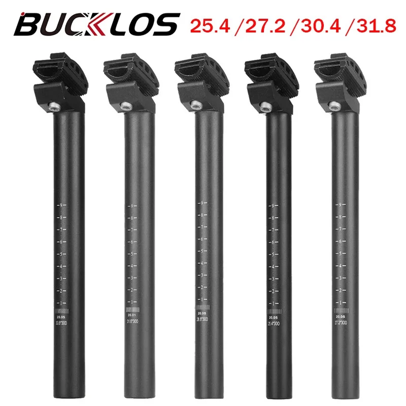 Tubo de sillín de bicicleta de montaña 27,2 28,6 30,4 31,6mm tija de sillín de bicicleta aleación de aluminio integrada tija de sillín de bicicleta piezas de ciclismo