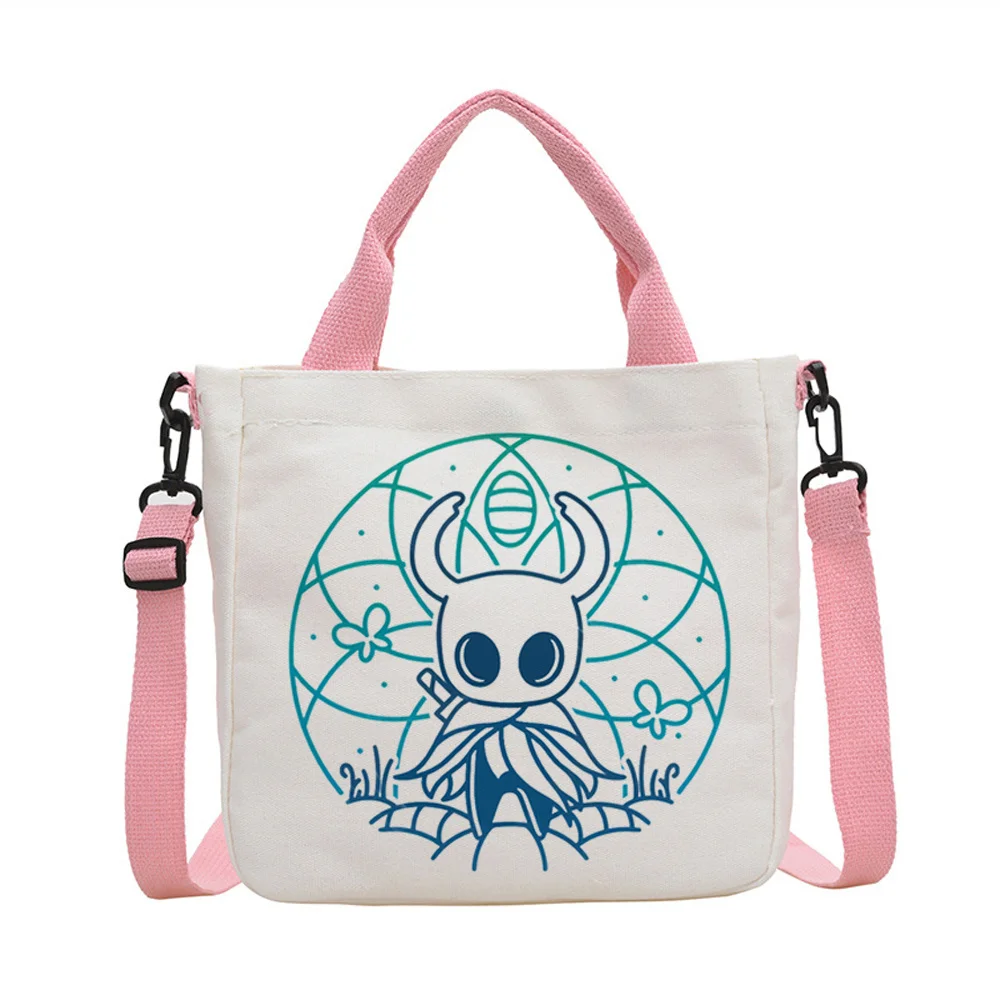 Hollow Knight tote bag grocery totebag personnalisable canvas  torba na zakupy femme