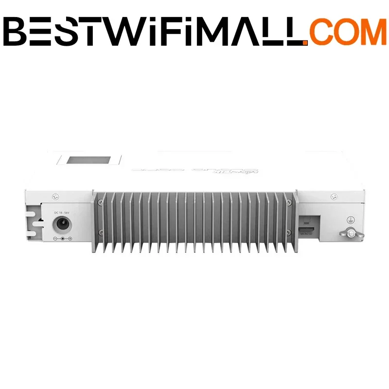 

MikroTik CCR1009-7G-1C-1S+PC Router, 7xGigabit Ports 1xCombo Port (SFP / Gigabit Ethernet) 1xSFP+Cage 9 Cores 1GHz CPU 2GB RAM