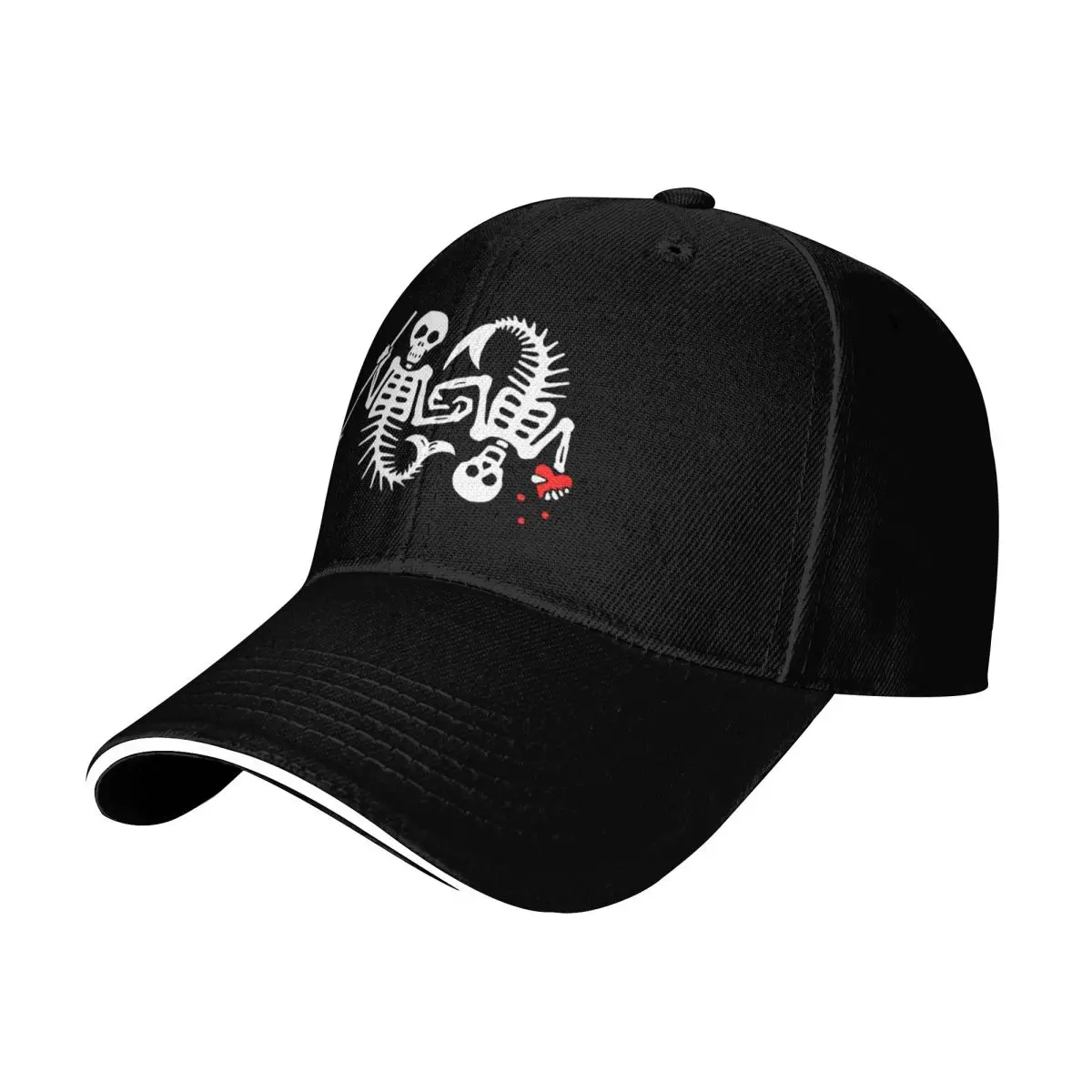 Our Flag Means Death [OFMD] s2 Skeleton Mermaids Logo Baseball Cap Contrast Two Tone Brim Snapback Flat Bill Strapback Dad Hat