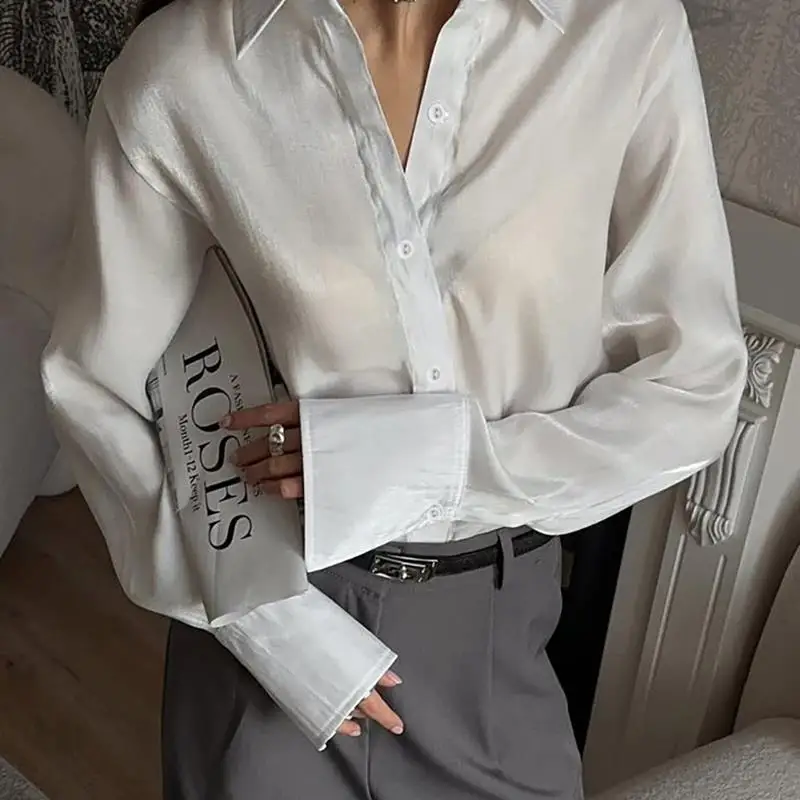 เสื้อผ้าผู้หญิงสำหรับฤดูใบไม้ร่วงปี 2025 แบบยาว สวมใส่สบาย ระบายอากาศได้ดี อ่อนโยนต่อผิว ทนทานต่อการเปื้อน