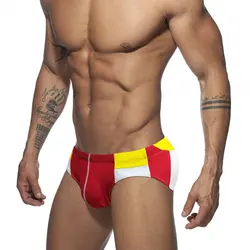 Brand Sexy Briefs Men's Swimming Trunks Tight Stretch bathing suit men Surf Summer Beach Sports Pants Padded Push-up Swimwear