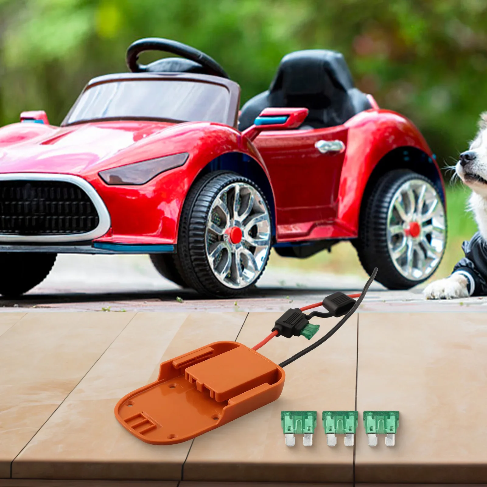 18V Adapter Power Connector Robust Wiring With 14AW User-Friendly Design For Easy Connection For Ridgid Robust Design 12x7cm