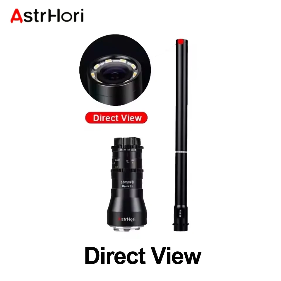 AstrHori APS-C 18mm F8 Macro 2X Probe Camera Lens met waterdichte voorkant, geschikt voor macrofotografie met Sony E RF EF XF Z M43 L