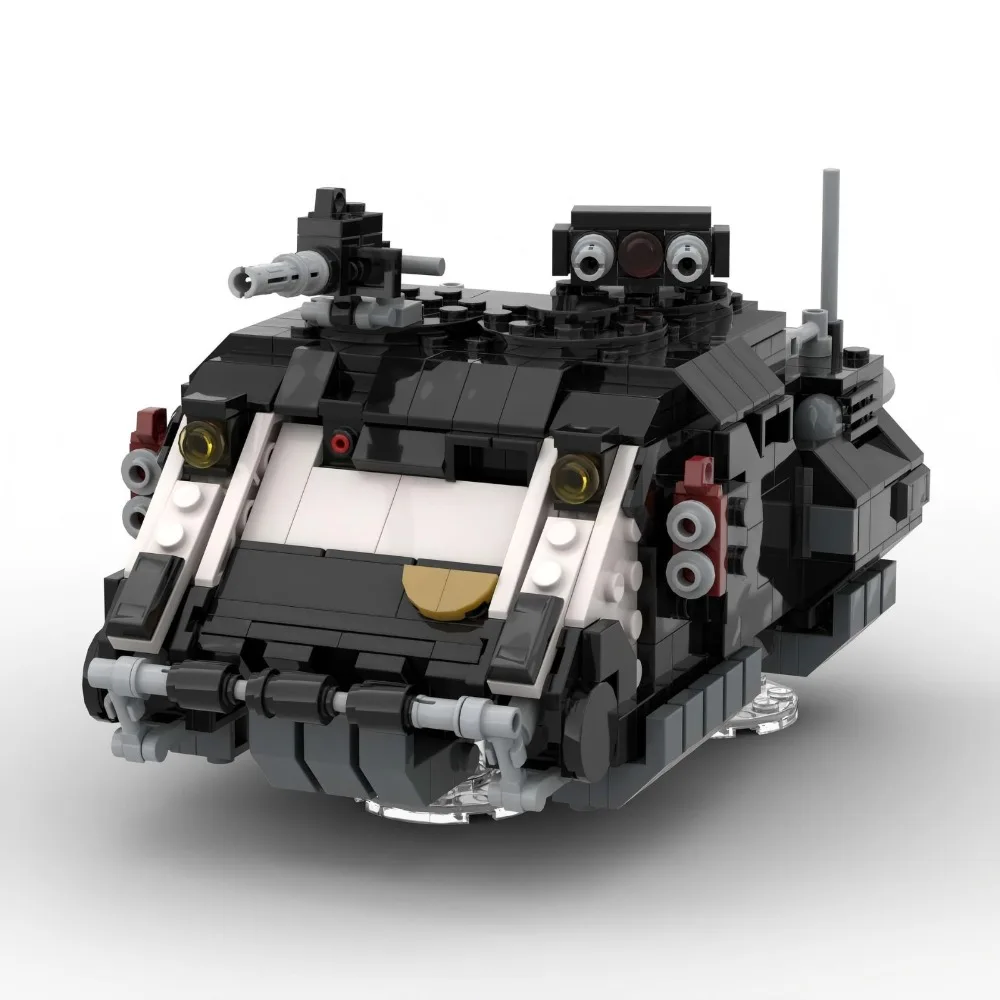 

465pcs Black Mecha Model Small Particle Assembly Building Blocks Robot Creative STEM Toy for Kids Adults Gifts