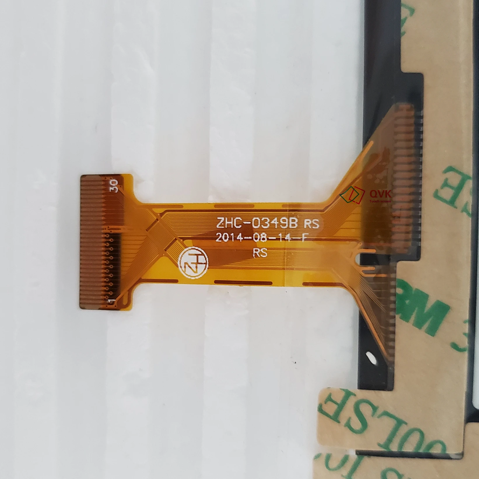 White 7 Inch touch screen P/N ZHC-0349B Capacitive touch screen panel repair replacement ration