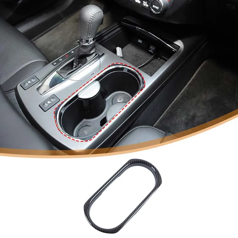 

For Acura RDX 2013-2017 Automotive Interior Modification Accessories Central Control Water Cup Frame ABS