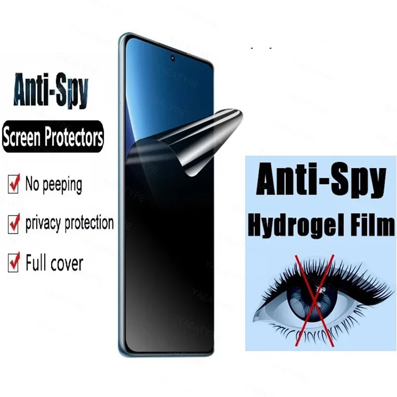 Privacy Hydrogel Film For Motorola Moto G71 5G G71 G31 G41 G51 G13 G23 G53 G73 G22 G32 G42 G52 G72 Anti-Spy Screen Protector