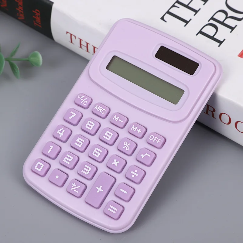 Mini calculadora Simple, papelería, uso de oficina, calculadora de alto nivel de apariencia, calculadora portátil pequeña