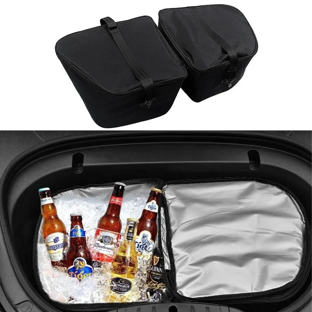 Frunk Cooler Organizer for Tesla Model Y Model 3 Highland Insulation Cooler Bag Front Trunk Storage Bag for Tesla Y Accessories