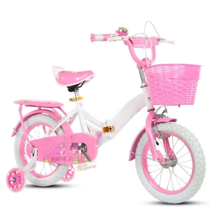 Factory Hot Selling Princess Children Bike with Four Wheels/portle Bike Kids/profession Price Child Small Cycle Importe