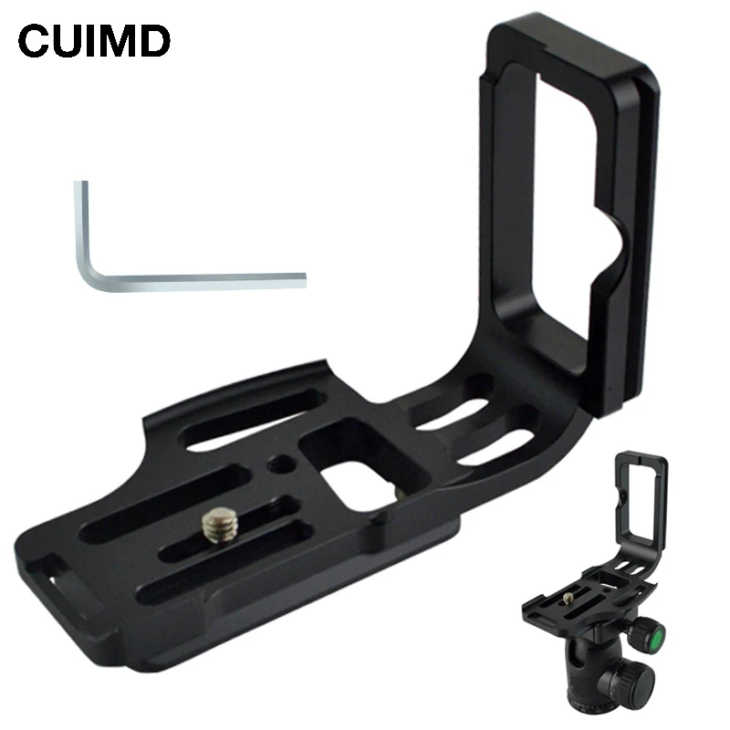 RYH Bracket Plate Tripod Head Mount Plate Quick Release L Dedicated Plate for Nikon D810 D800E ARCA Clamp Dslr Camera