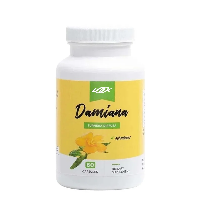 Damiana Capsules - Relieve Stress, and Enhance Endurance and Performance, Improve Concentration and Memory
