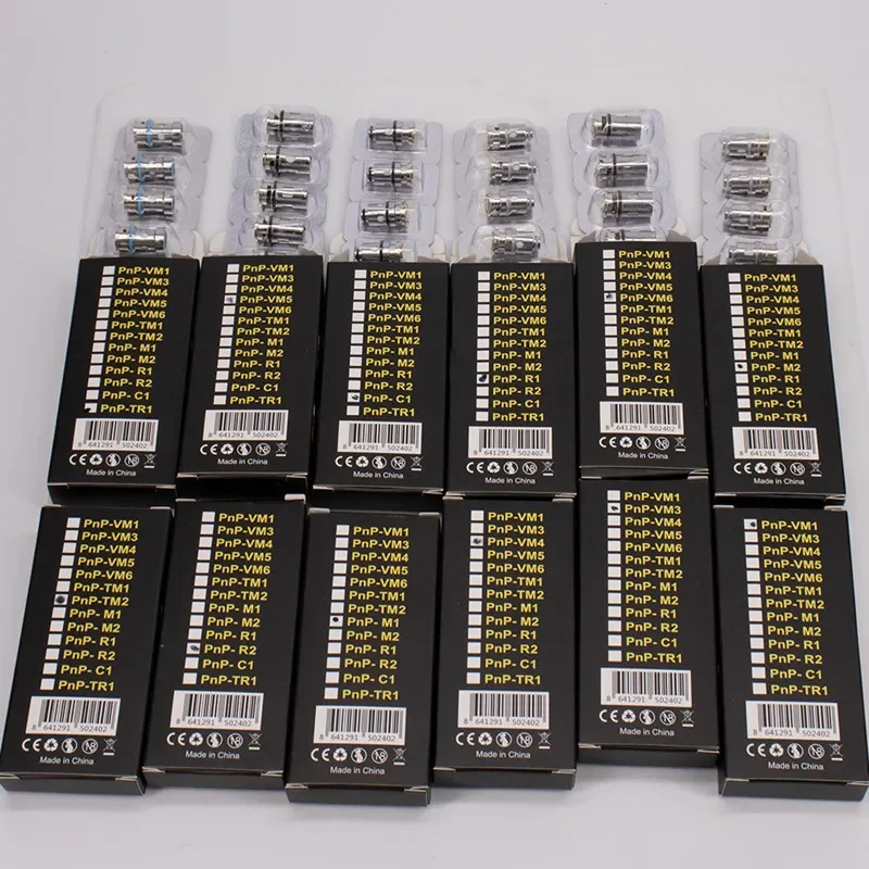 5pcs PNP Series ขดลวด VM1/VM3/VM5/VM6/VM7/TM1/TM2/R1/C1/TR1 COIL สําหรับ DRAG S PLUS H80S E60 VINCI X Argus Air MTL PnP-X POD TANK