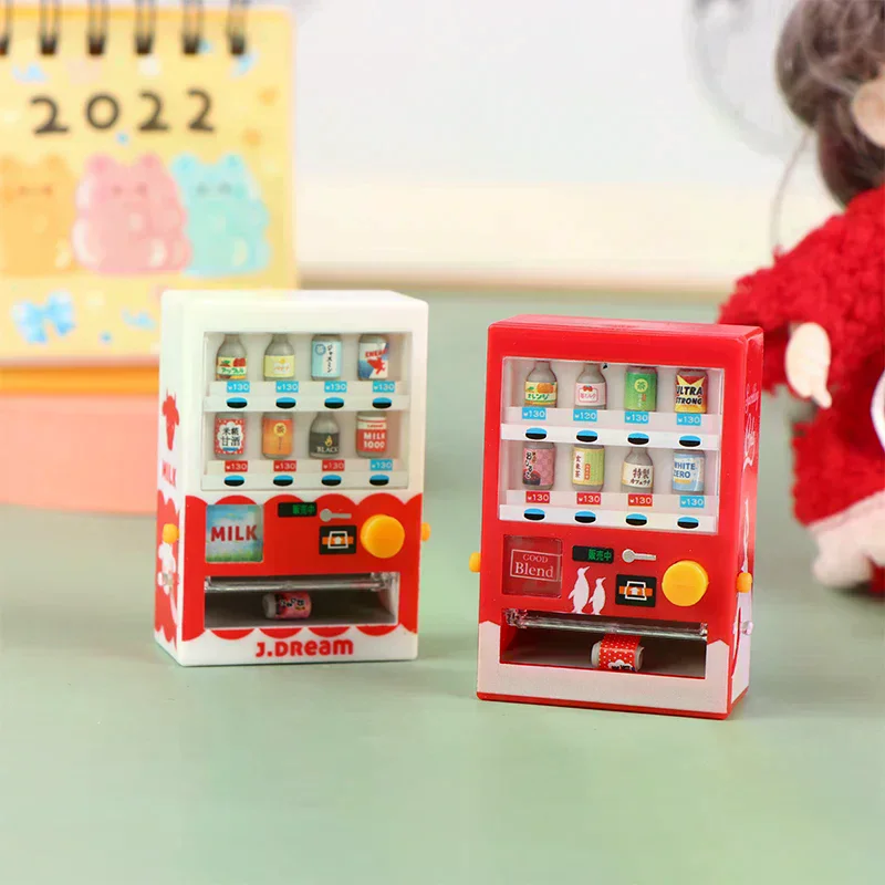 1PC Doll House Home Accessories Mini Beverage machine model  scene props Doll accessories