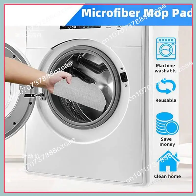 A26P 12 PCS Mop Pad For ROPVACNIC S1 / A1/Tipdiy G90/Betboyles V75S/VIPSUN Z1 Sweeping Machine Accessories Cleaner Parts Replace