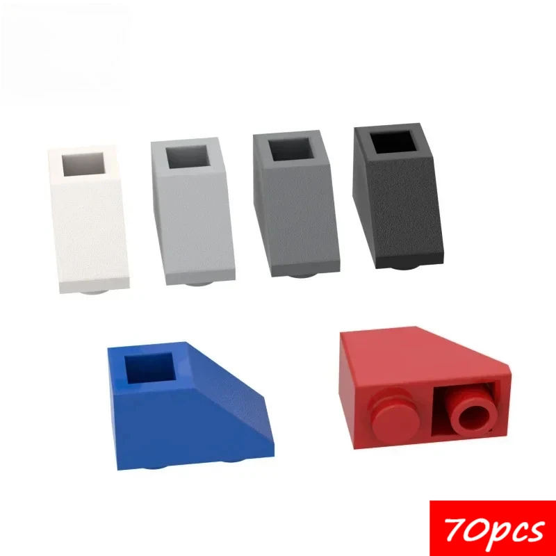 70PCS High-Tech Assemble Particle 3665 2x145 Slope Face Reverse Brick Building Blocks Kit DIY Replaceable Part Children Toy