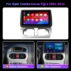 オペルコンボコルサティグラ 2001-2011 カーラジオマルチメディア GPS Apple Android 14 ワイヤレス BT CarPlay 7862 8 + 256 2K QLED スクリーン 2