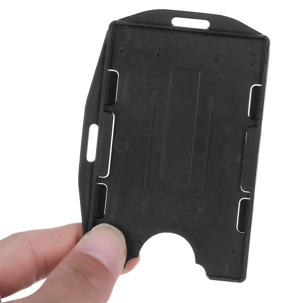 Practical Hard Plastic Protector Cover Multi-use Badge Office School Name Card Work Card Holders Card Sleeve ID Card Pouch