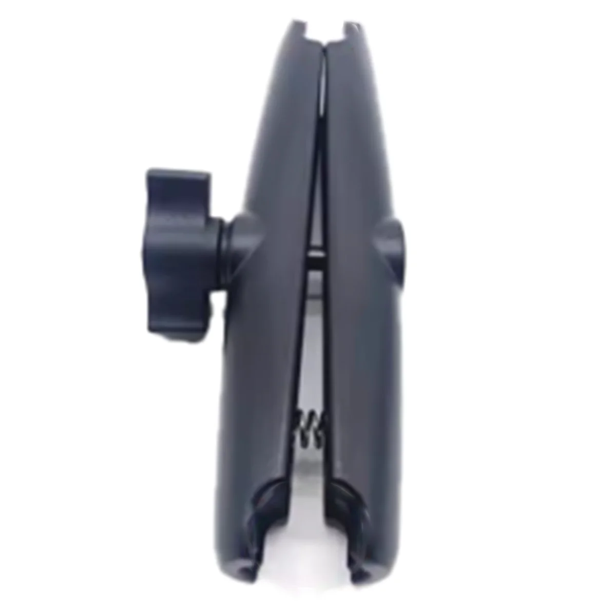 A56XQ Braccio a doppia presa per moto in lega di alluminio per 17mm-25mm Testa a sfera Clip Adattatore di montaggio Estensione Braccio girevole Supporto RAM A
